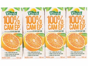 Nước ép cam 100% Vfresh 180ml