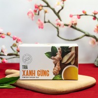 Trà Xanh Gừng Túi Lọc Cầu Đất