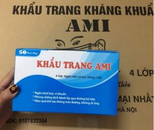 Khẩu trang y tế kháng khuẩn AMI